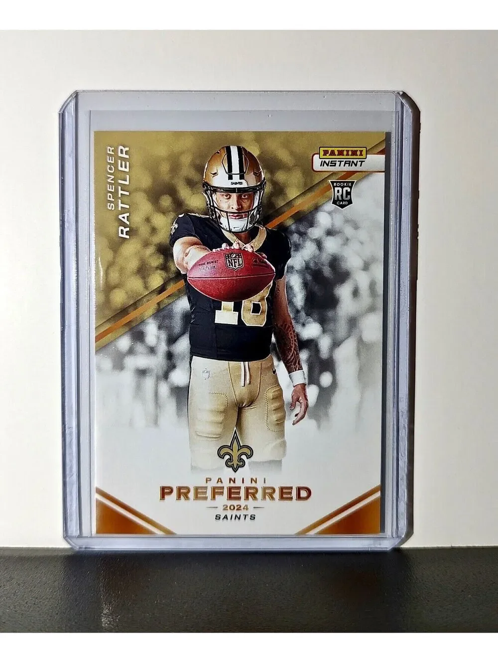 Spencer Rattler 2024 Panini Preferred NFL #24 Rookie Card Saints 1/335